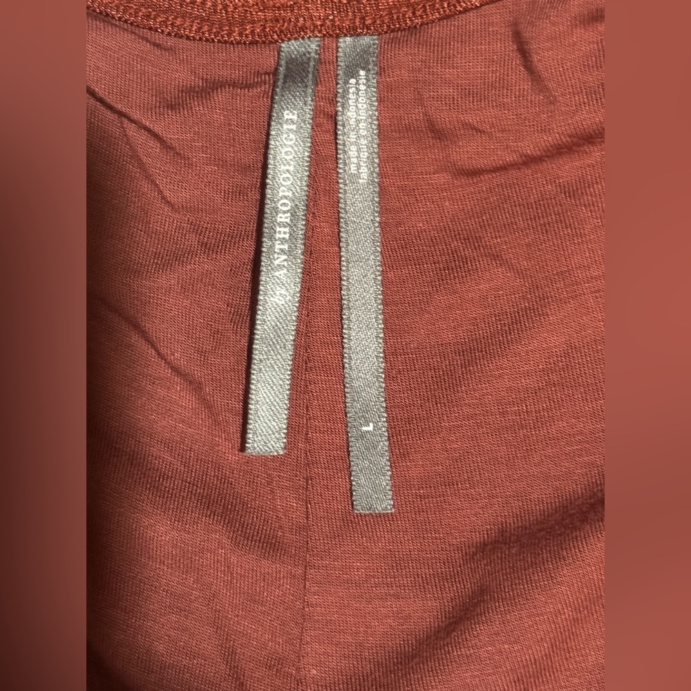 📌 Anthropologie Asymmetrical Ruffled Dress. Size L - Picture 12 of 13